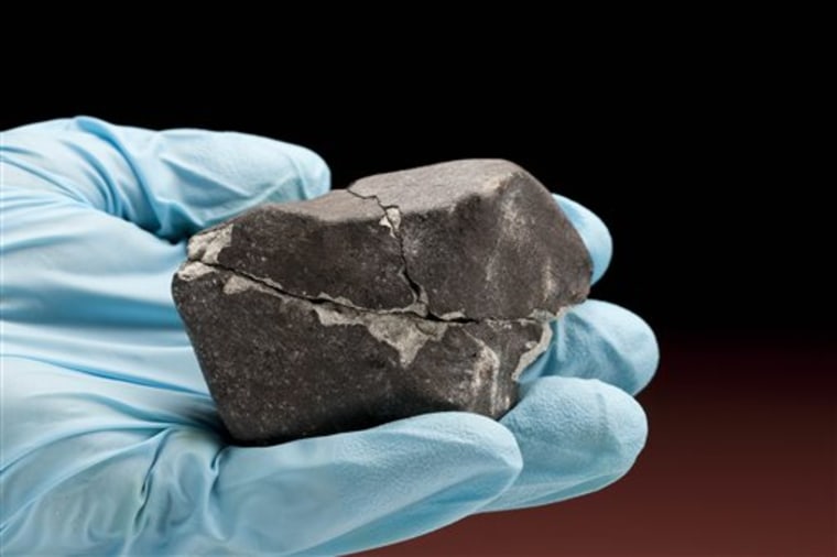 A meteorite that plunged through the roof of a Virginia medical office on Jan. 18 is at the center of an ownership dispute. 